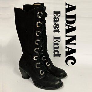 *BRAND NEW!* 2018 Fluevog East End ADANAC Boots, Black, Size 9 (best for 8.5)!!!